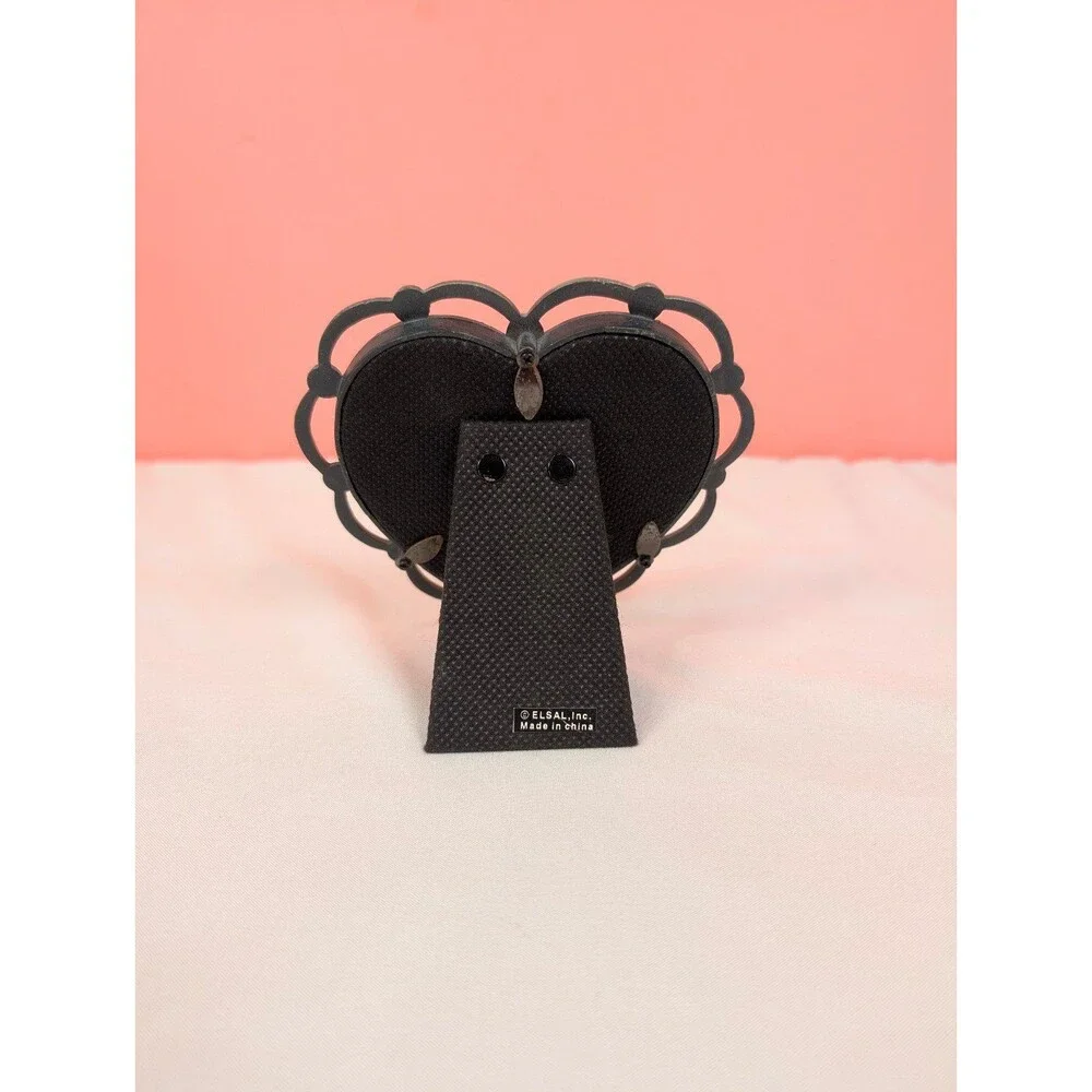 Small Metal Heart Shaped Picture Frame 4.5